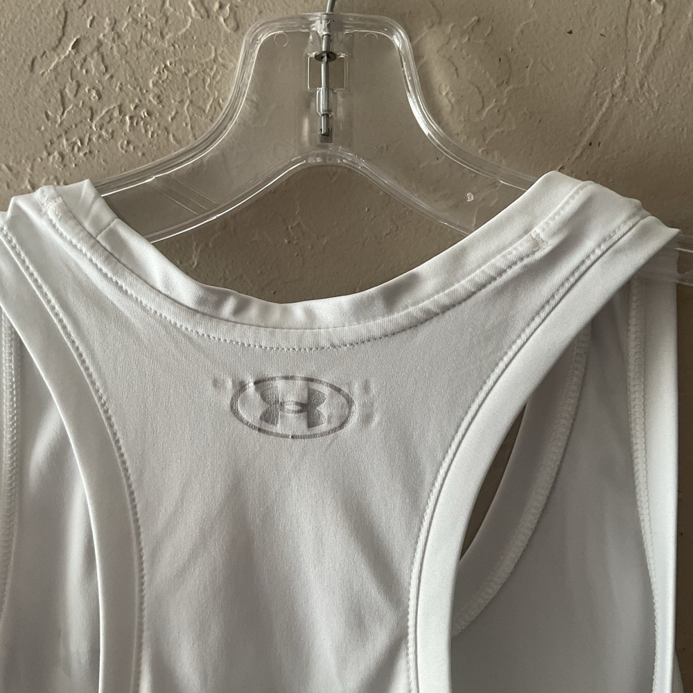 Under Armour White Women's Tank Top - Picture 4 of 6